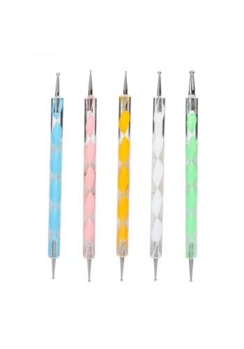 Akrilik Saplı Folyo Kabartma Kalemi Seti 5li