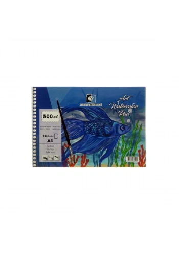 Alex Schoeller Art Sulu Boya Defteri 300gr A5 12yp Spiralli ALX 3947