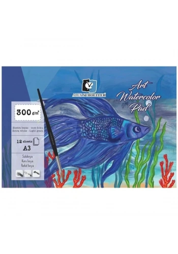 Alex Schoeller Art Suluboya Defteri 300gr A3 12 Yaprak ALX 0618