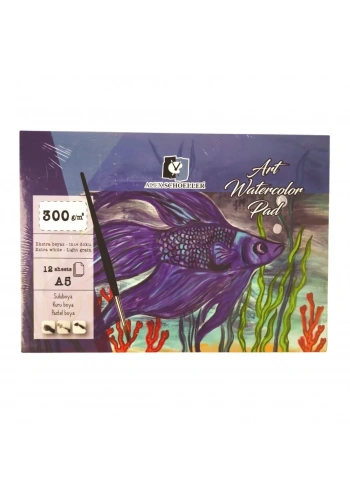 Alex Schoeller Art Suluboya Defteri 300gr A5 12 Yaprak ALX 0885