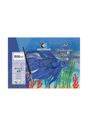 Alex Schoeller Art Watercolour Pad Sulu Boya Defteri Blok 300 gr. A5 12 yaprak