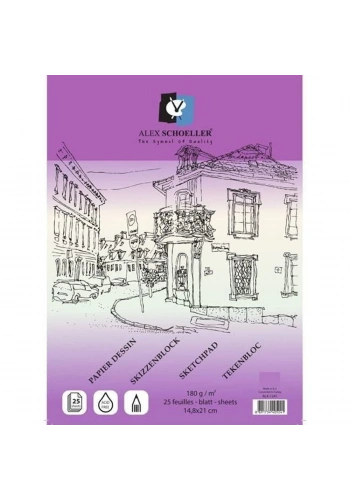 Alex Schoeller Eskiz Defteri 180gr A5 25 Yaprak ALX 1241