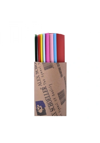 Alex Schoeller Fon Kartonu 50x70 Cm. Karışık Renk 10lu (Postüp Hediyeli)