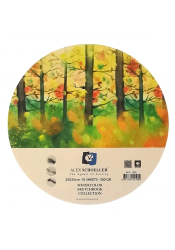 Alex Schoeller Sulu Boya Defteri 300gr 25x25cm 10yp
