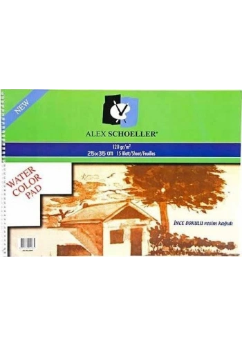 Alex Scholler Eskiz Çizim Defteri (25x35) 120gr 15 Sayfa
