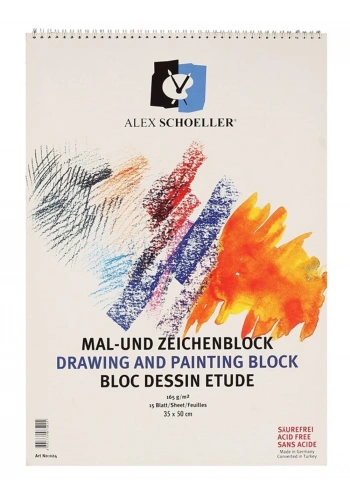 Alex Scholler Resim Ve Çizim Defteri (35x50) 165gr 15 Sayfa
