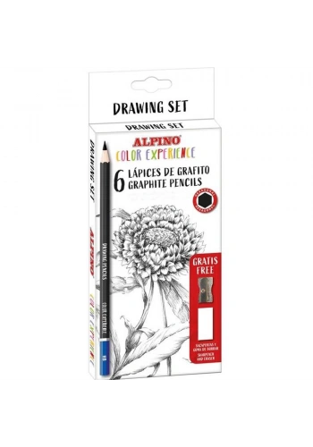 Alpino Kara Kalem Seti 6 Lı Ju-000050