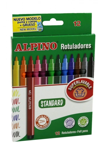 Alpino Keçeli Boya Kalemi 12 Renk