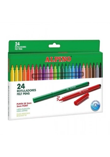 Alpino Keçeli Boya Kalemi 24 Renk