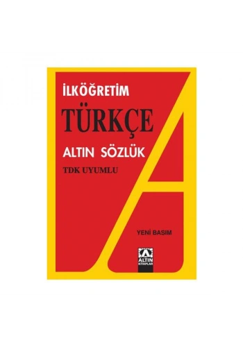 Altın İlköğretim Türkçe Sözlük - Altın Kitaplar Yayınevi