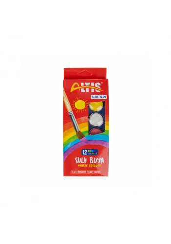 ALTIS 12 RENK SULU BOYA KÜÇÜK BOY 1200
