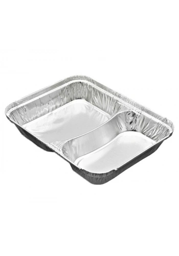 Alüminyum 2 Gözlü Kase ( 100 Adet )