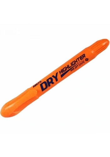 Amos Dry Highlighter Jel Fosforlu Kalem TURUNCU