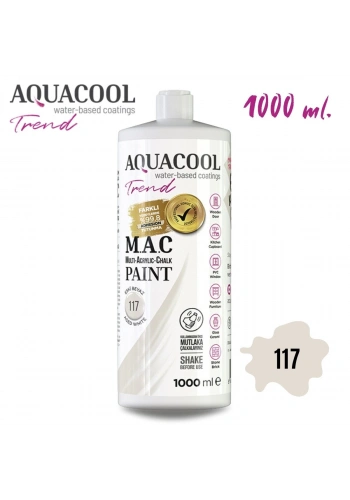 Aquacool Multi Akrilik Boya 1000ml 117 Eski Beyaz