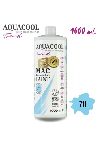 Aquacool Multi Akrilik Boya 1000ml 711 Bebe Mavisi