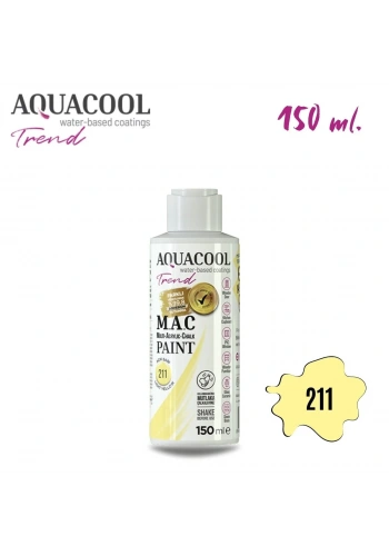 Aquacool Multi Akrilik Boya 150ml 211 Açık Sarı