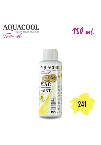 Aquacool Multi Akrilik Boya 150ml 241 Limon Sarı