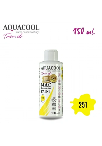 Aquacool Multi Akrilik Boya 150ml 251 Sarı