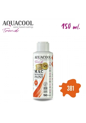 Aquacool Multi Akrilik Boya 150ml 381 Turuncu