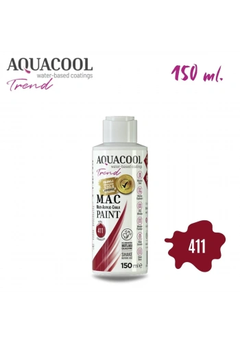 Aquacool Multi Akrilik Boya 150ml 411 Kızıl