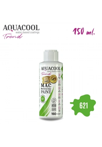 Aquacool Multi Akrilik Boya 150ml 621 Bahar Yeşili