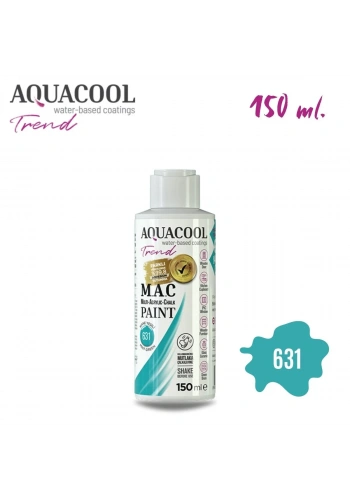 Aquacool Multi Akrilik Boya 150ml 631 Nane Yeşili