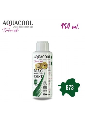 Aquacool Multi Akrilik Boya 150ml 673 Yaprak Yeşili