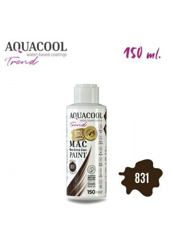 Aquacool Multi Akrilik Boya 150ml 831 Çikolata