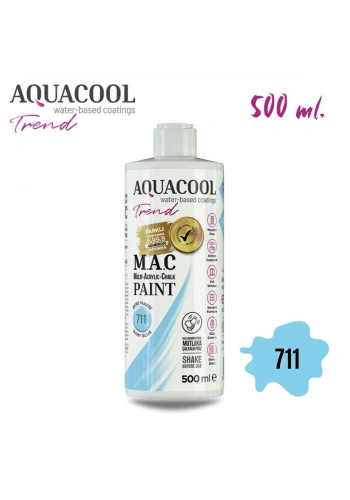Aquacool Multi Akrilik Boya 500ml 711 Bebe Mavisi