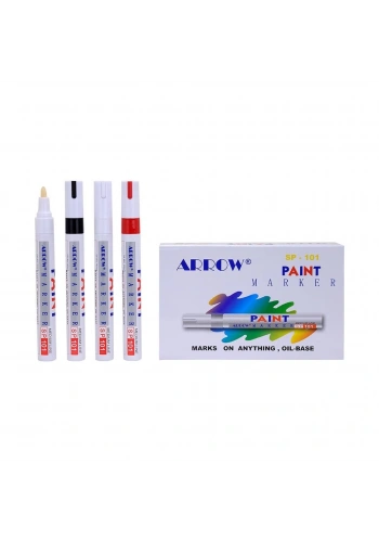 Arrow SP 101 Derz Kalemi Paint Marker Beyaz