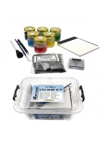 Art Elegant 14 Parça Çini Hobi Seti