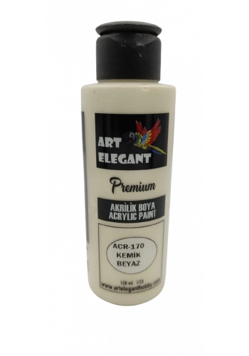 Art Elegant Akrilik Boya 120ml Acr-170 Kemik Beyaz