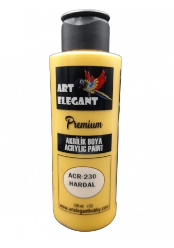 Art Elegant Akrilik Boya 120ml Acr-230 Hardal