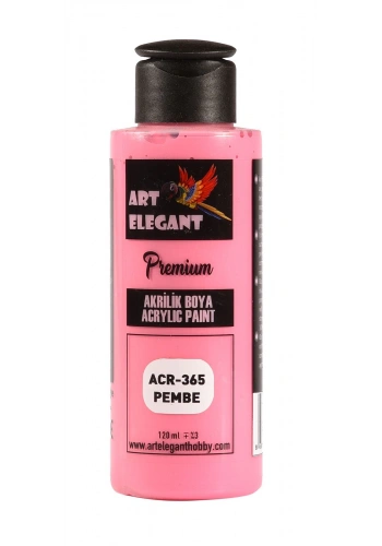 Art Elegant Akrilik Boya 120ml Acr-365 Pembe