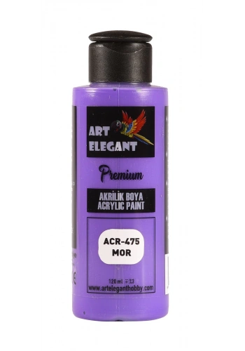 Art Elegant Akrilik Boya 120ml Acr-475 Mor