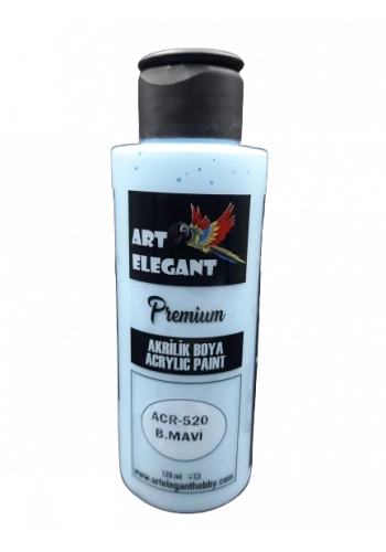 Art Elegant Akrilik Boya 120ml Acr-520 Bebek Mavi