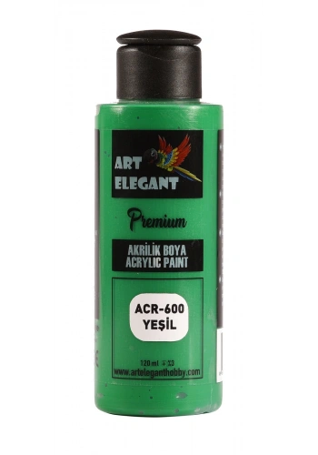 Art Elegant Akrilik Boya 120ml Acr-600 Yeşil