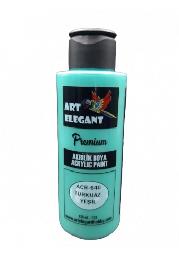 Art Elegant Akrilik Boya 120ml Acr-640 Turkuaz Yeşil
