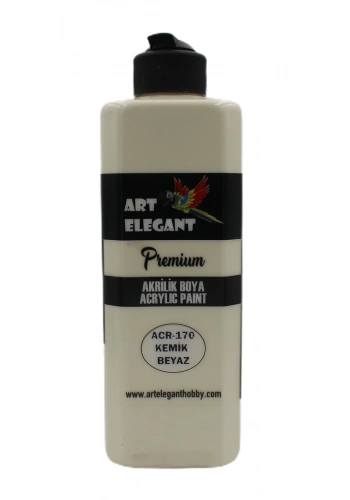 Art Elegant Akrilik Boya 400ml Acr-170 Kemik Beyaz