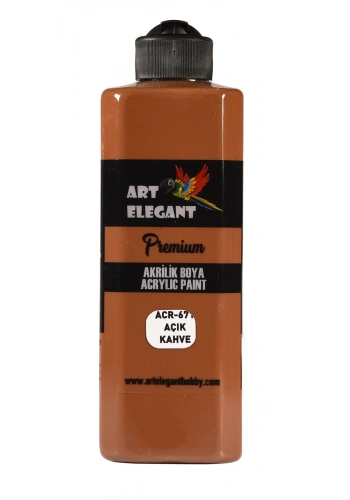 Art Elegant Akrilik Boya 400ml Acr-671 Açık Kahve