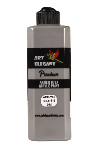 Art Elegant Akrilik Boya 400ml Acr-705 Grafiti Gri