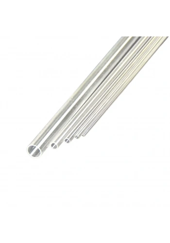 Art Elegant Akrilik Şeffaf Yuvarlak Çıta 10mm 50cm 5li