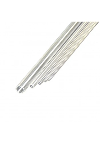 Art Elegant Akrilik Şeffaf Yuvarlak Çıta 4mm 50cm 5li