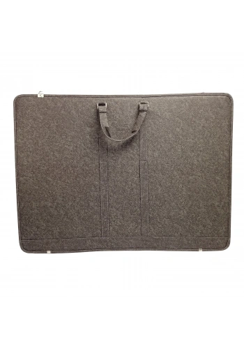 Art Elegant Deri Teknik Proje Çantası 55x75cm Gri