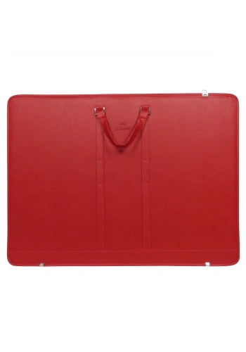 Art Elegant Deri Teknik Proje Çantası 55x75cm Kırmızı
