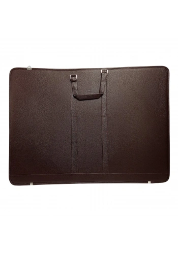 Art Elegant Deri Teknik Proje Çantası 55x75cm Koyu Kahverengi