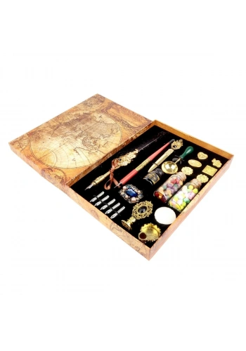 Art Elegant Dolma Ve Kaligrafi Makam Seti 22 Parça World Map Serisi