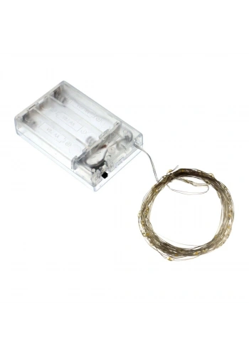 Art Elegant LED Işık Pilli 5mt Gün Işığı