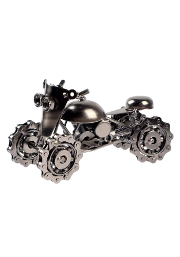 Art Elegant Masaüstü Metal Süs Motor 4 Teker