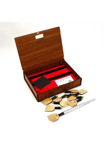 Art Elegant M.S. Hat Kalem Seti Ahşap Kutu 21-30mm 11 Parça